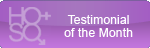 Testimonial of the Month