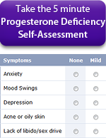 Take the 5 minute low progesterone questionnaire 5 Minute Progesterone Self-Assessment Questionnaire